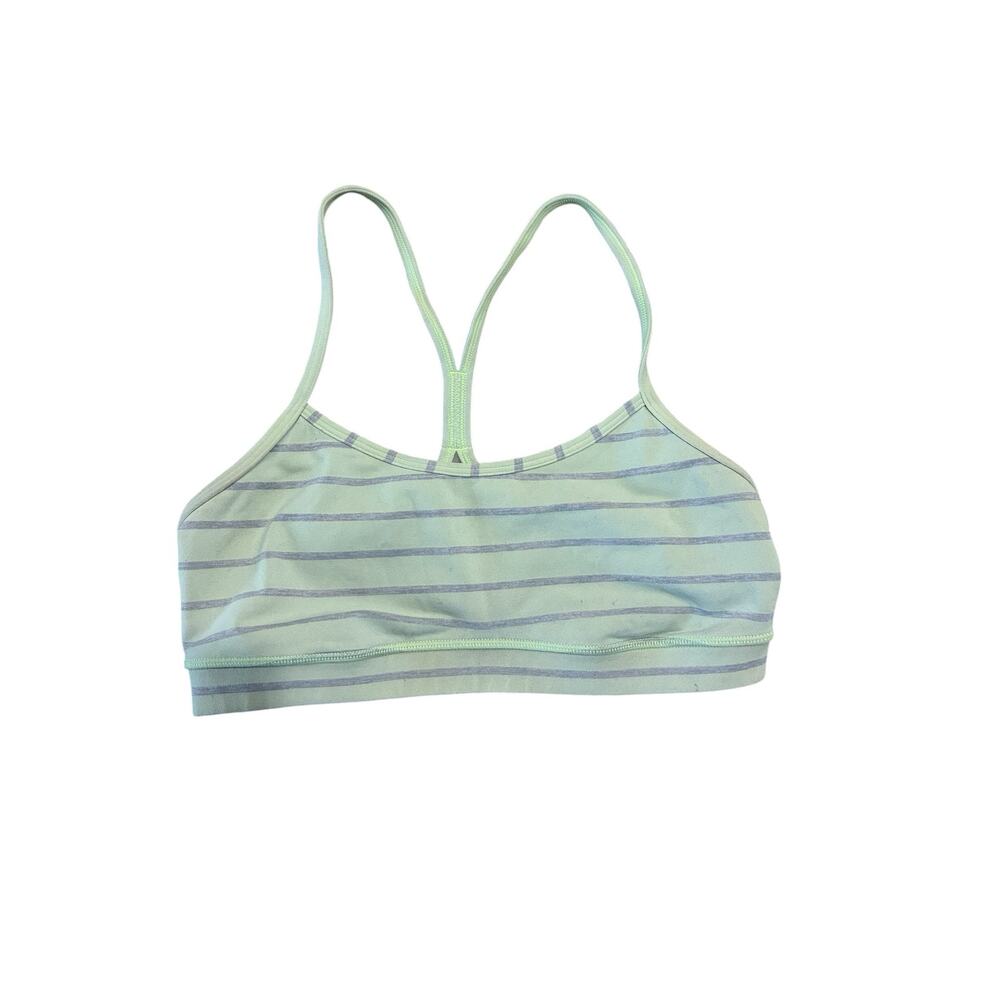 Lululemon Striped Athletic Sports Bra